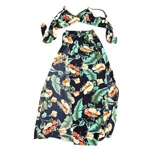 Blue/Green Floral Set (A2)